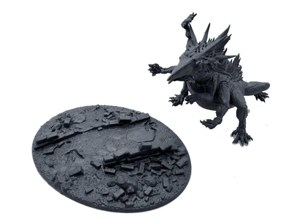 3D Printed Asgard Rising Basilisk #2 King of Serpents - 32mm D&D - Charming Terrain