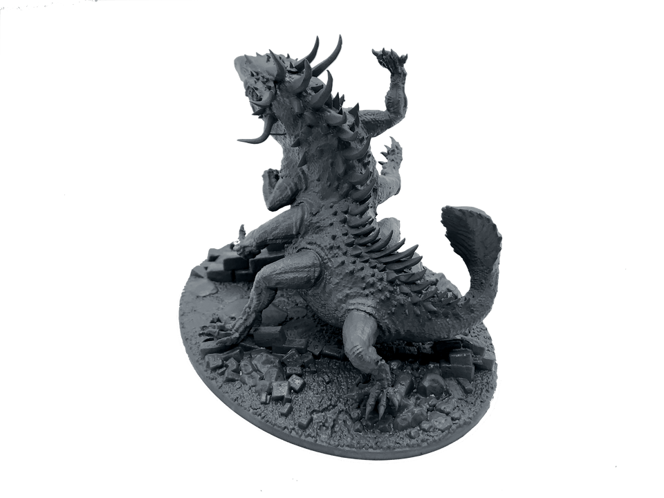 3D Printed Asgard Rising Basilisk #2 King of Serpents - 32mm D&D - Charming Terrain