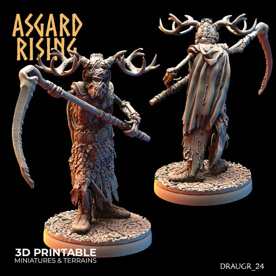 3D Printed Asgard Rising Draugr Barrow Guards Modular Set A 28 32 mm Wargaming DnD - Charming Terrain