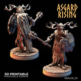 3D Printed Asgard Rising Draugr Barrow Guards Modular Set D 28 32 mm Wargaming DnD - Charming Terrain