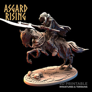 3D Printed Asgard Rising Draugr - Undead Skeleton Fallen Knights Set 28mm - 32mm - Charming Terrain