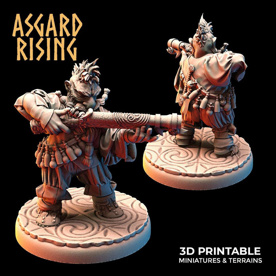 3D Printed Asgard Rising Dwarves Ranged Weapons Set 28mm - 32mm - Charming Terrain