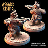 3D Printed Asgard Rising Dwarves Ranged Weapons Set 28mm - 32mm - Charming Terrain