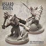 3D Printed Asgard Rising Forest Goblins Ranged Set 28mm - 32mm Ragnarok D&D - Charming Terrain