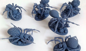 3D Printed Asgard Rising Forest Spiders Set 32mm Ragnarok D&D - Charming Terrain