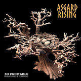 3D Printed Asgard Rising Griffin Nest Set - 32mm D&D - Charming Terrain