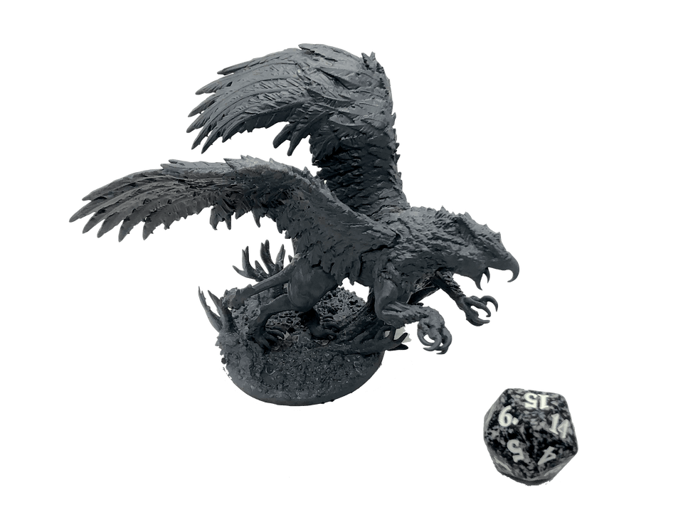 3D Printed Asgard Rising King of all Creatures Griffin Set - 32mm D&D - Charming Terrain