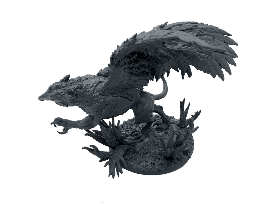 3D Printed Asgard Rising King of all Creatures Griffin Set - 32mm D&D - Charming Terrain