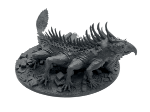 3D Printed Asgard Rising King of Serpents - Basilisk 32mm D&D - Charming Terrain