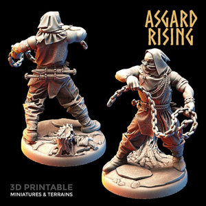 3D Printed Asgard Rising Mortimer The Grave Robber 28mm-32mm Ragnarok D&D - Charming Terrain