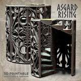 3D Printed Asgard Rising Stone Construction Ruins Modular Set 28mm - 32mm Ragnarok D&D - Charming Terrain