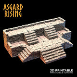 3D Printed Asgard Rising Stone Foundation 28 32 mm Wargaming DnD - Charming Terrain