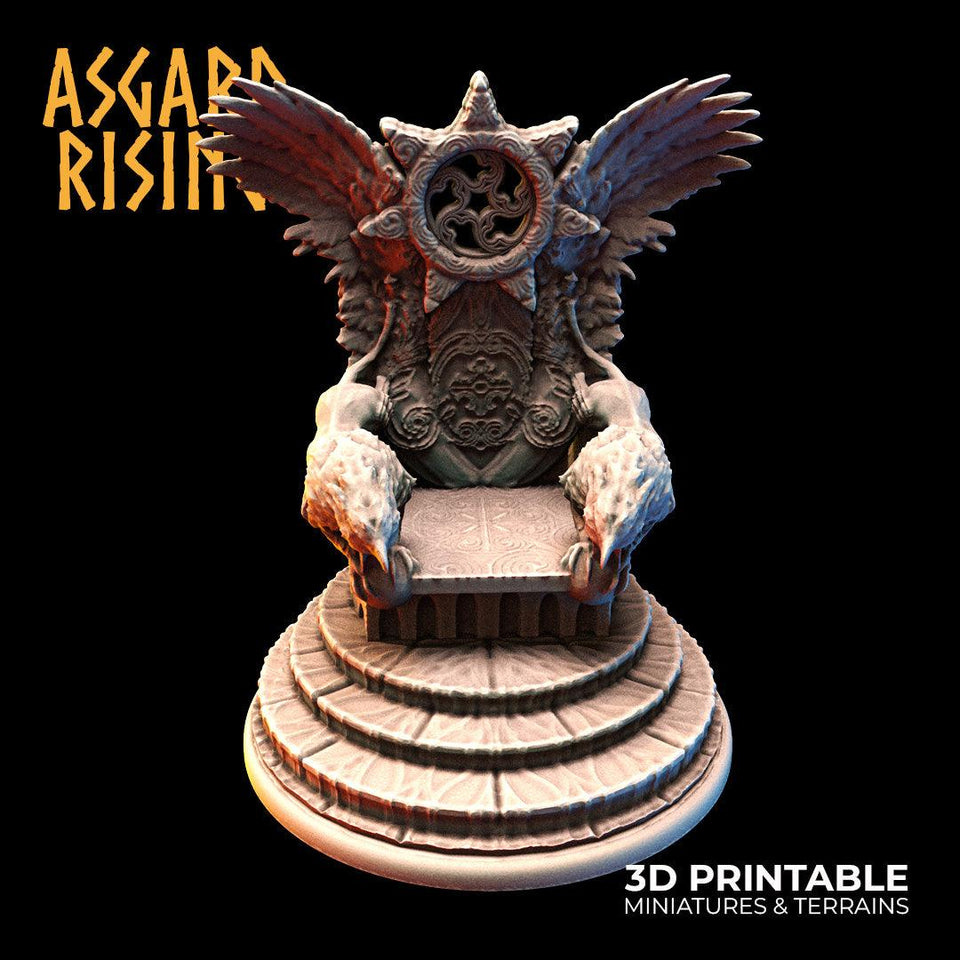 3D Printed Asgard Rising Throne of the Wind 28 32mm Wargaming DnD - Charming Terrain