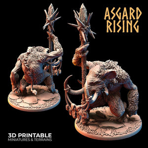 3D Printed Asgard Rising Tundra Trolls Set 28 32mm Ragnarok D&D - Charming Terrain