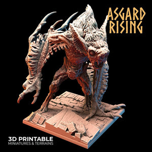 3D Printed Asgard Rising Varkolak Undead Creature 28mm - 32mm D&D - Charming Terrain