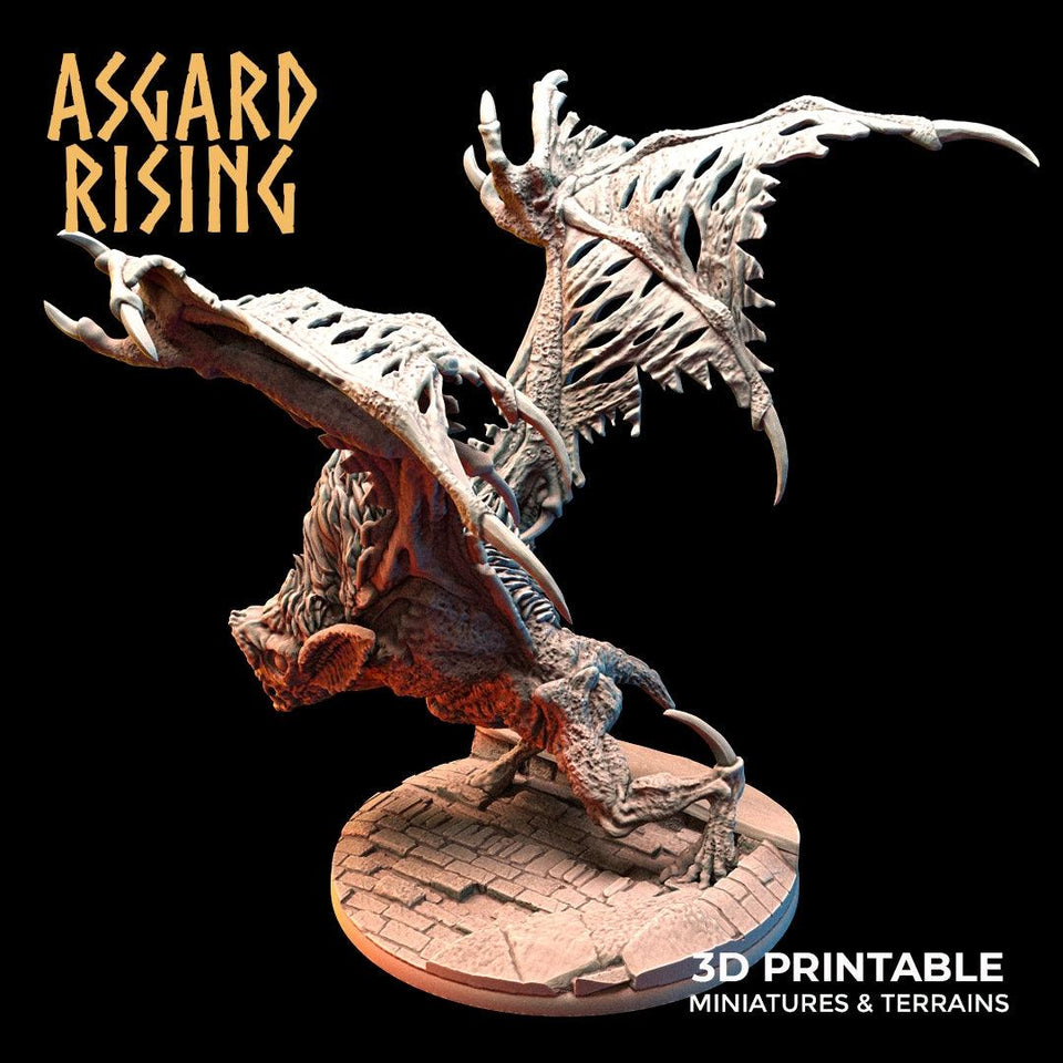 3D Printed Asgard Rising Varkolak Undead Creature 28mm - 32mm D&D - Charming Terrain