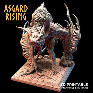 3D Printed Asgard Rising Varkolak Undead Creature 28mm - 32mm D&D - Charming Terrain