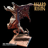 3D Printed Asgard Rising Varkolak Undead Creature 28mm - 32mm D&D - Charming Terrain