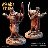 3D Printed Asgard Rising Viking Rangers 28 32 mm Wargaming DnD - Charming Terrain