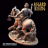 3D Printed Asgard Rising Viking Riders Modular Warband 28mm - 32mm - Charming Terrain