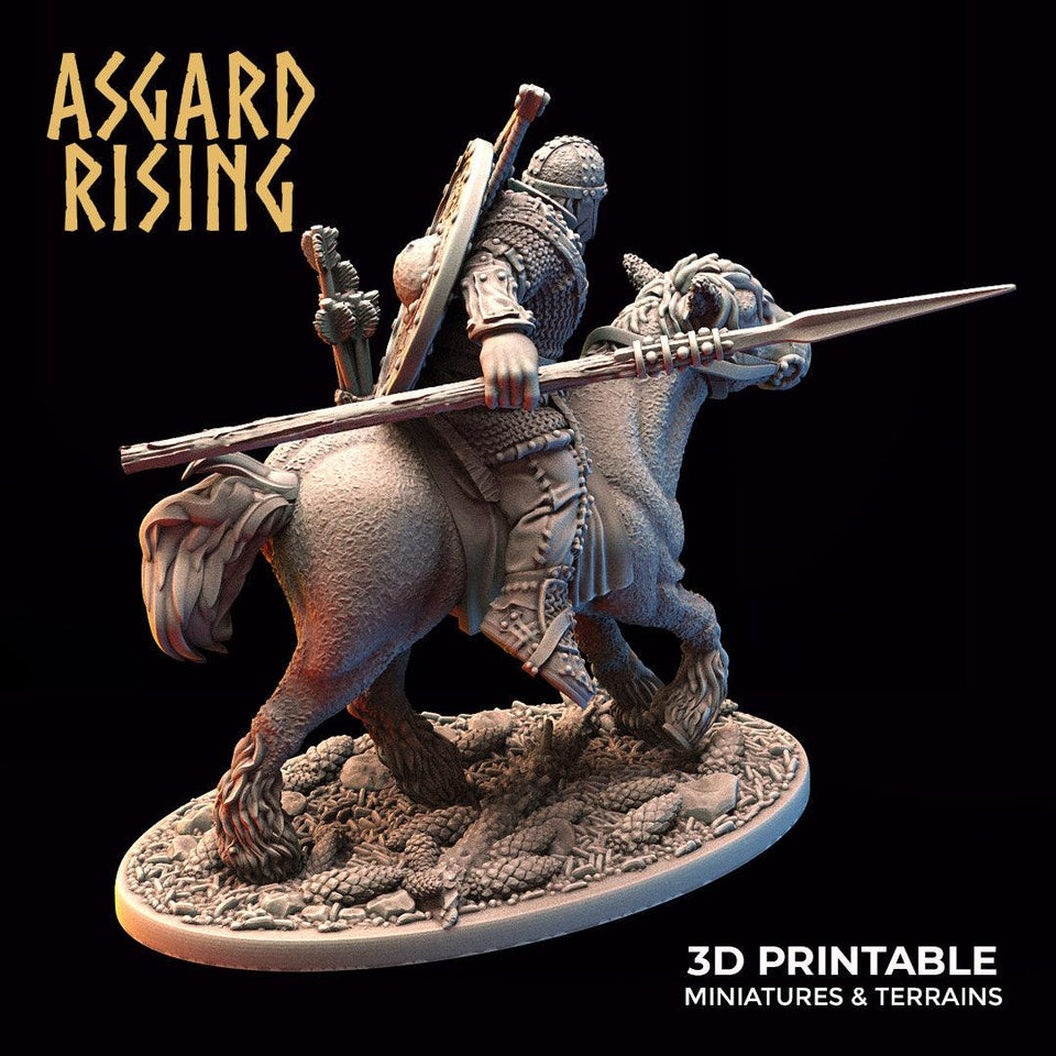 3D Printed Asgard Rising Viking Riders Modular Warband 28mm - 32mm - Charming Terrain