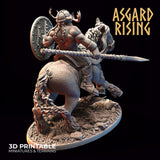 3D Printed Asgard Rising Viking Riders Modular Warband 28mm - 32mm - Charming Terrain