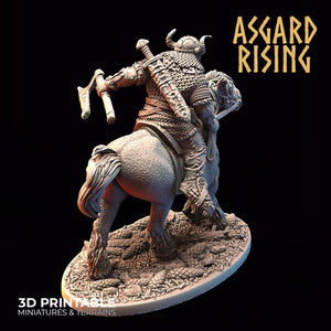 3D Printed Asgard Rising Viking Riders Modular Warband 28mm - 32mm - Charming Terrain