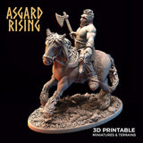 3D Printed Asgard Rising Viking Riders Modular Warband 28mm - 32mm - Charming Terrain