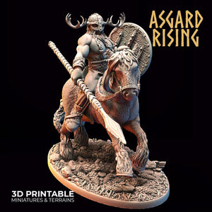 3D Printed Asgard Rising Viking Riders Modular Warband 28mm - 32mm - Charming Terrain