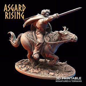 3D Printed Asgard Rising Viking Riders Modular Warband 28mm - 32mm - Charming Terrain