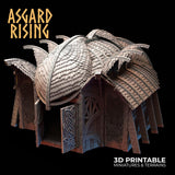 3D Printed Asgard Rising Viking Throne Room 28 32 mm Wargaming DnD - Charming Terrain