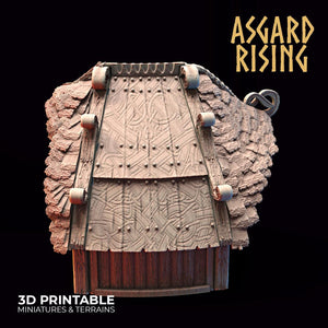 3D Printed Asgard Rising Viking Village Volume 2 Modular Set 28mm - 32mm Ragnarok D&D - Charming Terrain