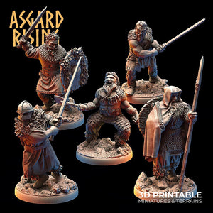 3D Printed Asgard Rising Vikings of the White Bear Clan Hideout Keepers 28mm - 32mm - Charming Terrain