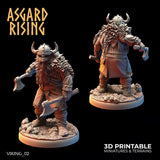 3D Printed Asgard Rising Vikings of the White Bear Clan Warriors 28mm - 32mm - Charming Terrain