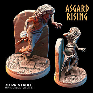 3D Printed Asgard Rising Zombies Undead Set 28mm - 32mm - Charming Terrain