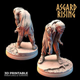 3D Printed Asgard Rising Zombies Undead Set 28mm - 32mm - Charming Terrain