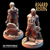 3D Printed Asgard Rising Zombies Undead Set 28mm - 32mm - Charming Terrain