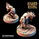 3D Printed Asgard Rising Zombies Undead Set 28mm - 32mm - Charming Terrain