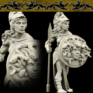 3D Printed Bestiary Vol. 4 Nafarrate - Athena 32mm Ragnarok D&D - Charming Terrain