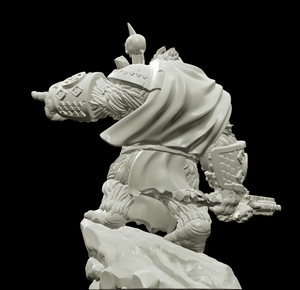 3D Printed Bestiary Vol. 4 Nafarrate - Banzai Gorilla King 32mm Ragnarok D&D - Charming Terrain