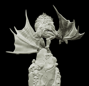 3D Printed Bestiary Vol. 4 Nafarrate - Camazotz Demon Fiend 32mm Ragnarok D&D - Charming Terrain