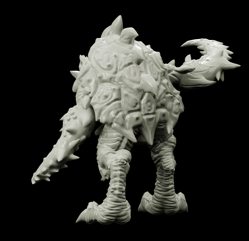 3D Printed Bestiary Vol. 4 Nafarrate - Corvolture Beast 32mm Ragnarok D&D - Charming Terrain