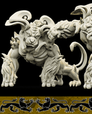 3D Printed Bestiary Vol. 4 Nafarrate - Duskpaw 32mm Ragnarok D&D - Charming Terrain