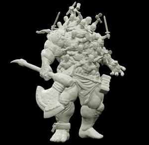 3D Printed Bestiary Vol. 4 Nafarrate - Hecatoncheires Giant 32mm Ragnarok D&D - Charming Terrain