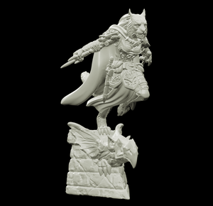 3D Printed Bestiary Vol. 4 Nafarrate - Ishu Tigress 32mm Ragnarok D&D - Charming Terrain