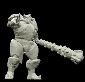 3D Printed Bestiary Vol. 4 Nafarrate - Juggernaut 32mm Ragnarok D&D - Charming Terrain