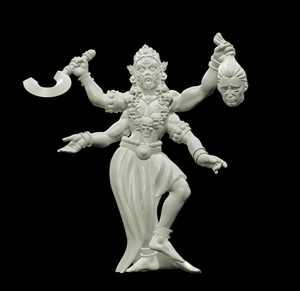 3D Printed Bestiary Vol. 4 Nafarrate - Kali Goddess 32mm Ragnarok D&D - Charming Terrain