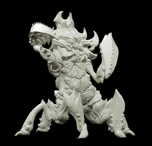 3D Printed Bestiary Vol. 4 Nafarrate - Khepri Demon Fiend 32mm Ragnarok D&D - Charming Terrain