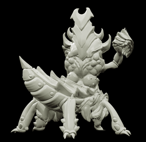 3D Printed Bestiary Vol. 4 Nafarrate - Khepri Demon Fiend 32mm Ragnarok D&D - Charming Terrain