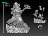 3D Printed Bestiary Vol. 5 Nafarrate - Amaterasu 32mm Ragnarok D&D - Charming Terrain